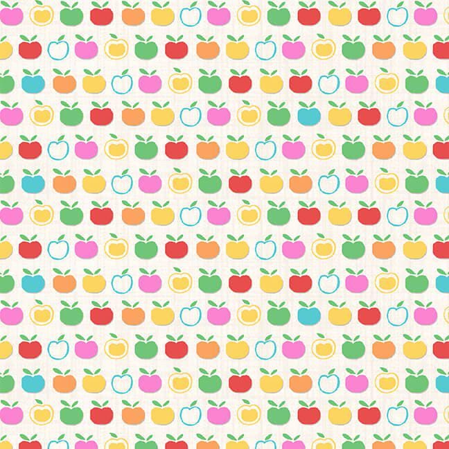 Oink Moo - Apples - Blank Quilting - 9685-41 Ivory