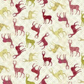 Red Patterned Deer - Christmas Magic - Benartex - 13123B-72