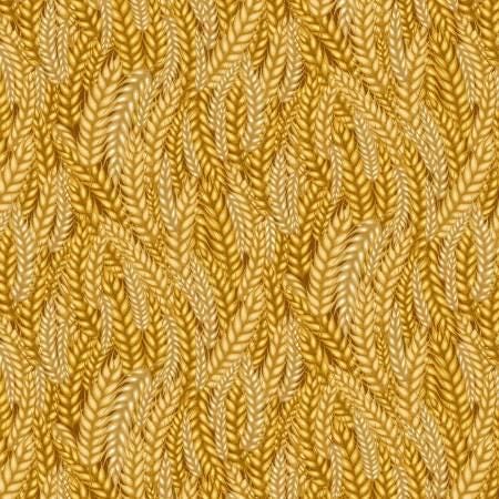 Gold Wheat Texture - Chicken Shack - Jan Matt - Henry Glass - 3314-33