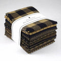 Navy Homespun Fat Quarter 12pcs - Dunroven House - H100-200-NVY