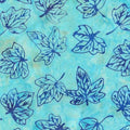 Ice Fall Leaves Batik - Anthology Fabrics - 3008Q-X