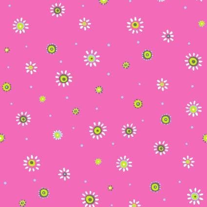 Fabric - Sunburst - Dots - Pink - Susybee - SB29194-535