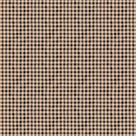 Black Brown Mini Gingham - Certified - Windham - 52444-3