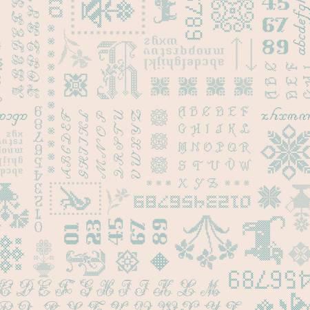 Sampler Blue - Piece & Plenty - Lori Holt - Riley Blake - C15872R-BLUE