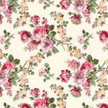 108" Wide Backing - Promise Me Cream w Roses - Benartex - BEN13556W-07