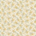 108" Wide Backing - Wheat Delicate Floral - Henry Glass - 1833-40
