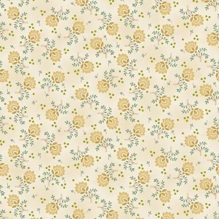 108" Wide Backing - Wheat Delicate Floral - Henry Glass - 1833-40