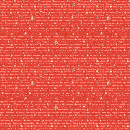 Red Love Letters - My Favorite Things - Poppie Cotton - FT23716