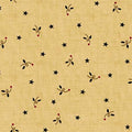 Fabric - Tan - Star - Butter Churn Basics - Kim Diehl - Henry Glass - 6286-33
