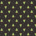 Nicholas Tiny Trees Black - J. Wecker Frisch - Riley Blake - C12339R-BLACK