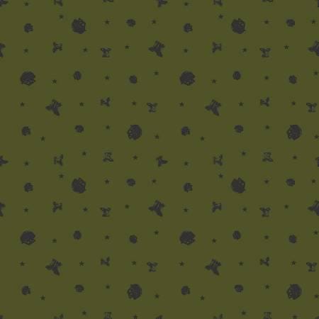 Elite Soldiers Green - Coming Home - Military - Riley Blake - C14429-GREEN