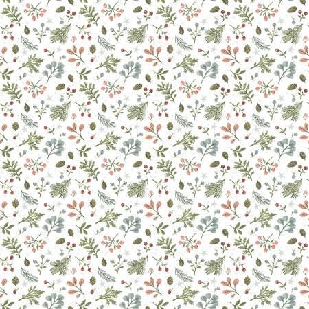 Foliage Snow Christmas - Magical Winterland - Lisa Audit - Riley Blake - C14943R-SNOW