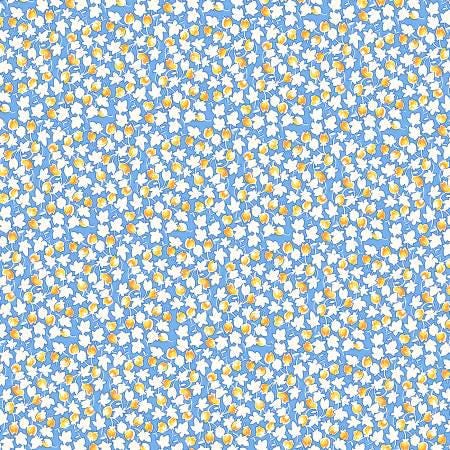 Blue Best Buds - Wild Flour - Windham fabrics - 53501-4