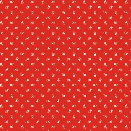 Red Vintage Apron - My Favorite Things - Poppie Cotton - FT23707