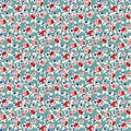Blue Posies - Wander Lane Floral - Benartex - 13603B-47