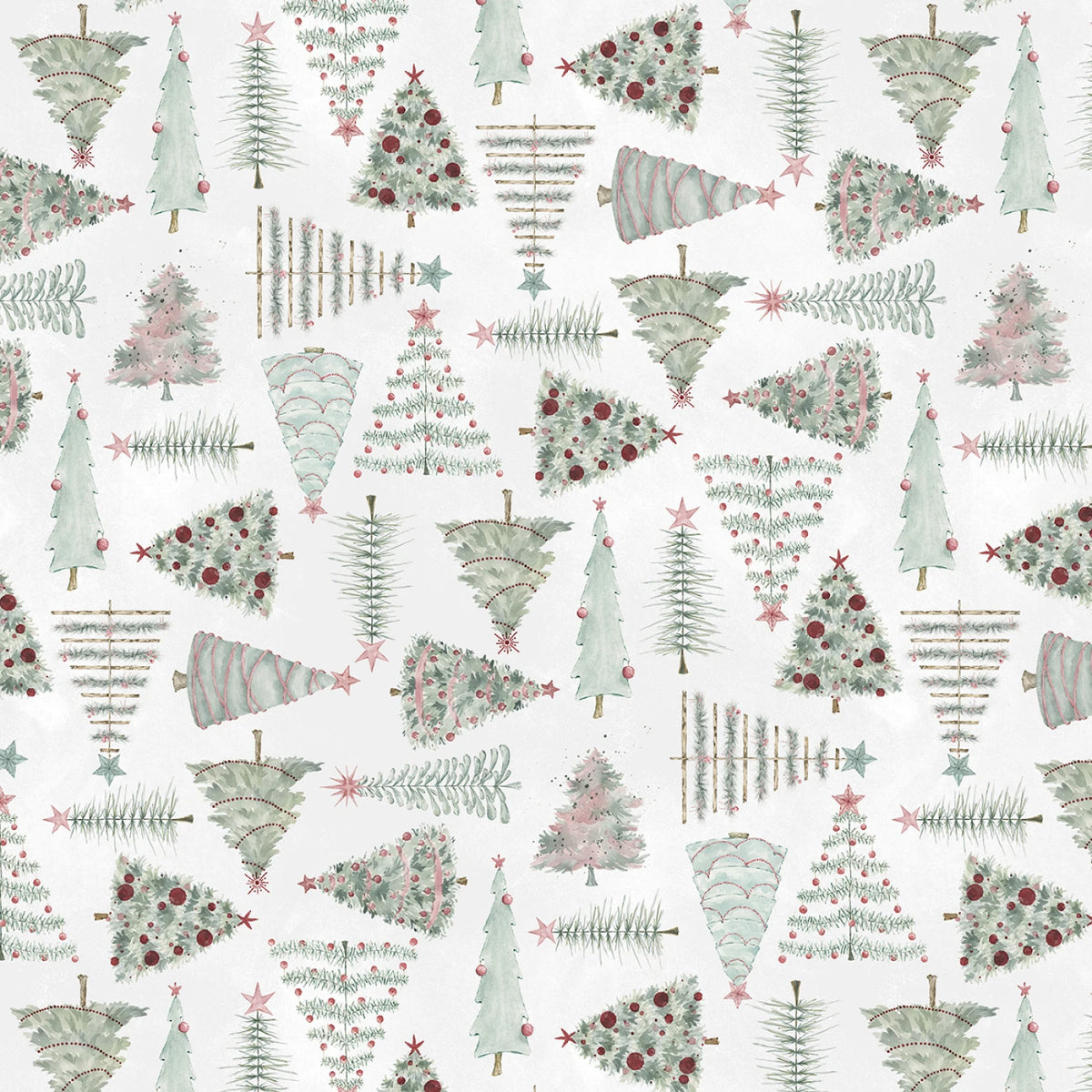 Fabric - Pearl - Tree Lot 8 Inch