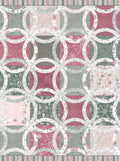 Fabric - Christmas - Wedding Ring - Running Yardage 32 Inch repeat/8 Inch blocks