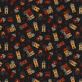 Black Small House Toss - Home Sweet Home - Debby Busby - Henry Glass - 3170-99