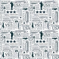 Navy Text White - Coming Home - Military - Riley Blake - C14433R-WHITE