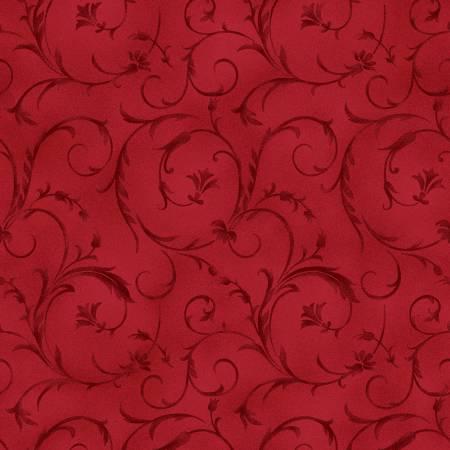 108" Wide Backing - Cherry Red Beautiful Backing - Maywood Studio - QB100M-R2