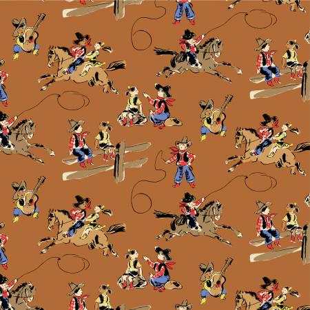Terracotta - Rodeo Babes - Cozy Flannel - Windham - 53421F-8