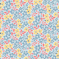 Blue Main Floral - Franny's Flowers - Maywood Studio - 10501M-B