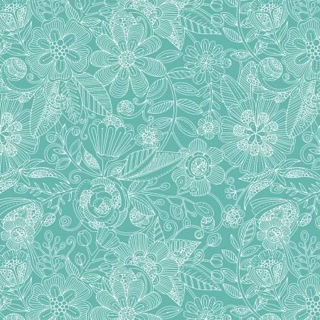 Turquoise Garden Bliss - Contempo Studio - 13115B-83