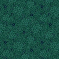 Teal Scatter Garden - Quiet Grace - Kim Diehl - Henry Glass - 919-77