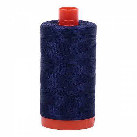 Midnight Mako Cotton Thread Solid 50wt 1422yds