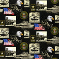 Fabric - U.S. Army All Over - Military