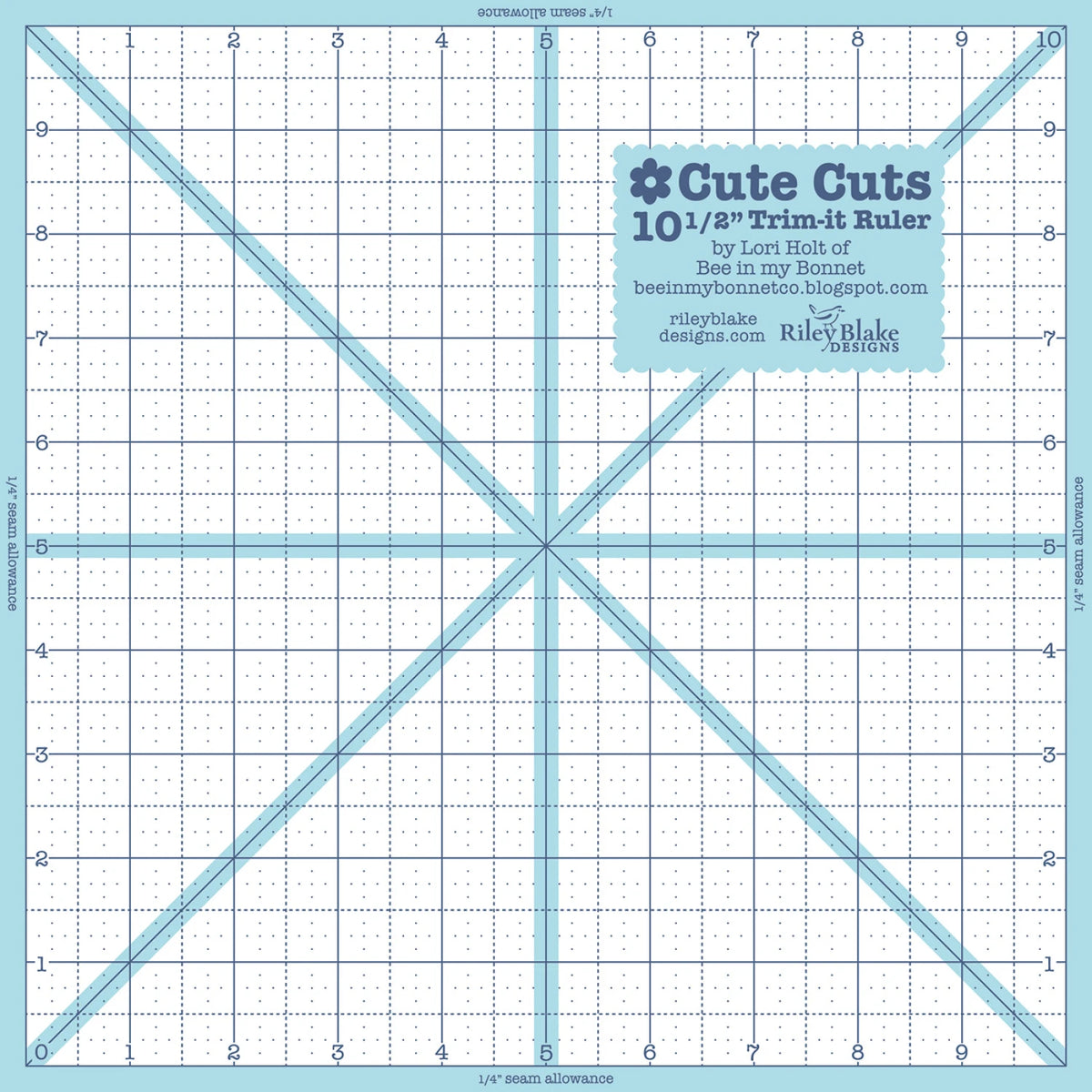 Trim It Ruler Square 10-1/2in x 10-1/2in # STTI-5531