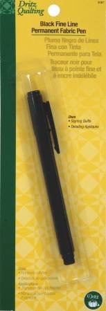 Fine Line Permanent Fabric Pen - Non-Eraseable - Dritz - 3087D