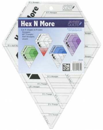 Hex N More Ruler - Jaybird Quilts - JBQ201