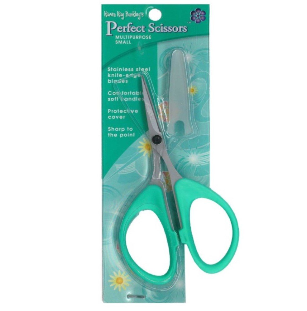Notions - Perfect Scissors - Knife-Edge Multipurpose Blades - Small – 4 3/16” - Teal