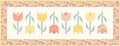 New Beginnings Tulip Festival Runner Kit - Riley Blake Designs - KT-15750
