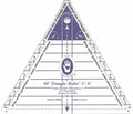 Triangle Ruler Small 60 Degree 2in to 6in - Marti Michell Marketing - MM8962