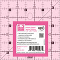 Quilter's Select Pink 3.5inx3.5in Ruler