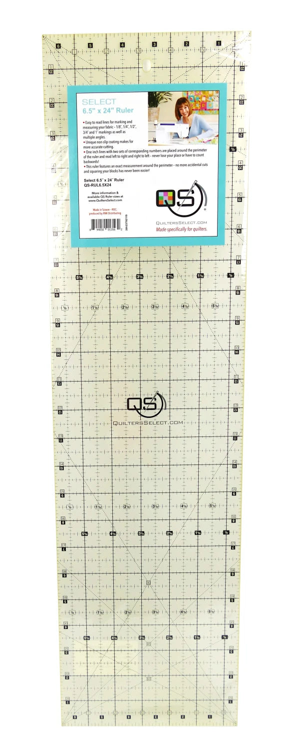 Quilter's Select Non-Slip Ruler 6in x 24in