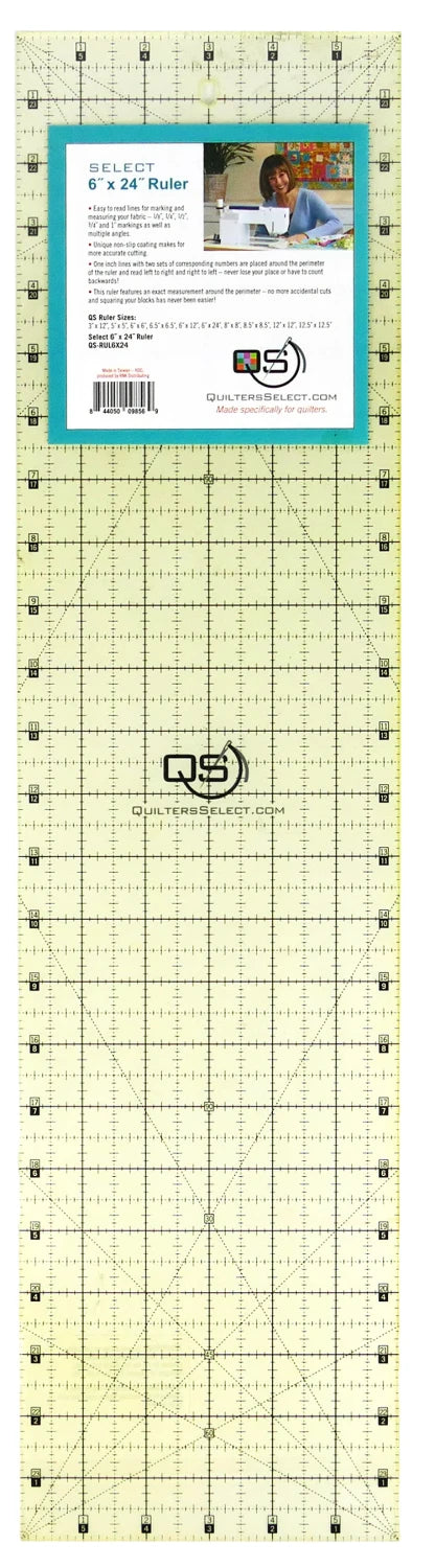 Notions - Non-Slip Ruler - 6in x 24in