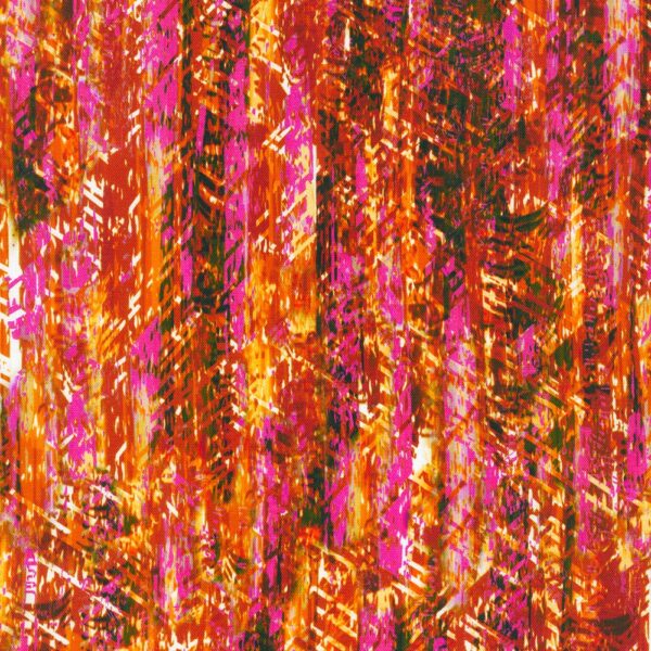 Fabric - Leaflet – Stripes – Sienna