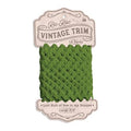 Vintage Trim Ric Rac Olive 5/8in x 12yd