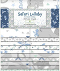Safari Lullaby Strip Pack (40-2.5" x WOF) by Wilmington Prints 840-824-840 cotton quilting fabric