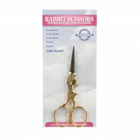 Rabbit Embroidery Scissor 4in - Tooltron - TT00040