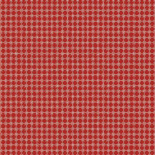Red Cross Stitch Check - Summertime - Robin Kingsley - Maywood Studio - MAS10160-RE