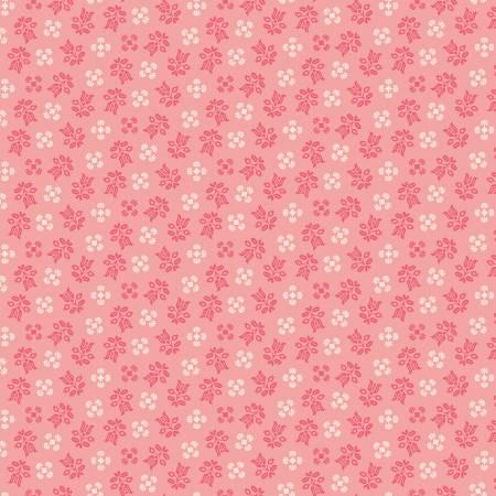 Gentle Coral - Piece & Plenty - Lori Holt - Riley Blake - C15878R-CORAL