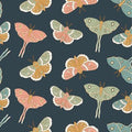 Moonbeam Dreams - Night Lunar Moth - Poppie Cotton - MC23852