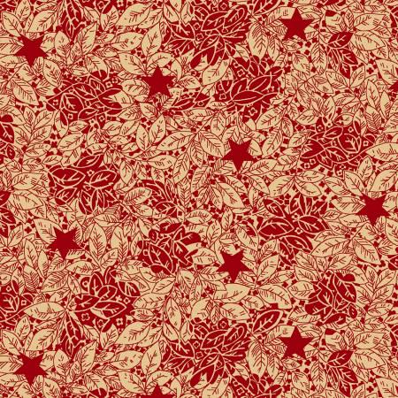 Red Sprinkled Stars - Quiet Grace - Kim Diehl - Henry Glass - 932-88