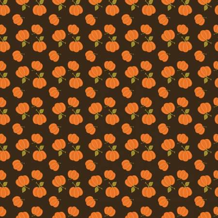 Awesome Autumn - Pumpkins Raisin - Riley Blake Designs - C12171R-RAISIN