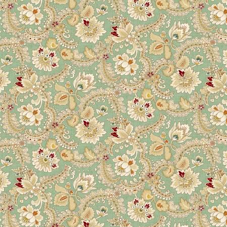 108" Wide Backing - Sea Mist Fancy Foulard - Henry Glass - 1832-11