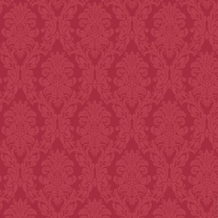Red Tone on Tone - Belles Pivoines - P & B Textiles - BPIV4689-R